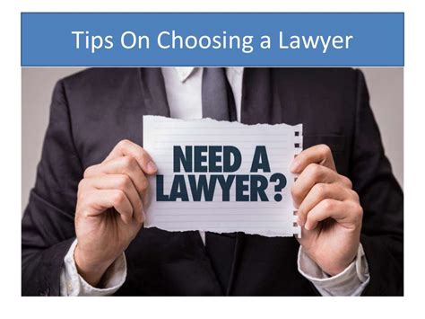 Choosing the right attorney