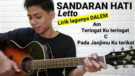 Chord Sandaran Hati Letto, Kunci Gitar & Lirik Lagu yang Mudah