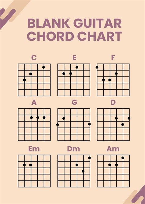 Chord Chart Template