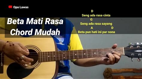Chord Gitar Beta Mabo