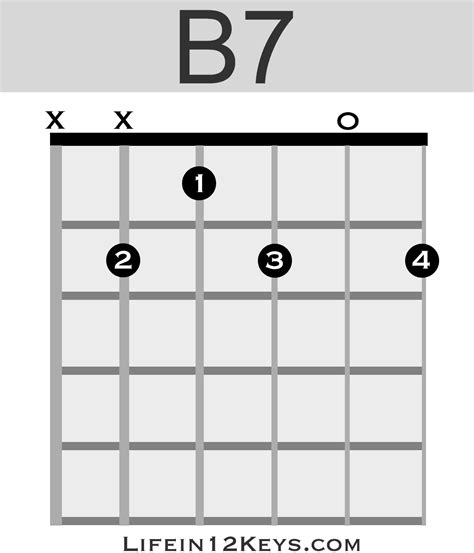 Chord Guitar B7