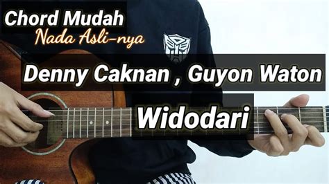 Chord Widodari G Indonesia