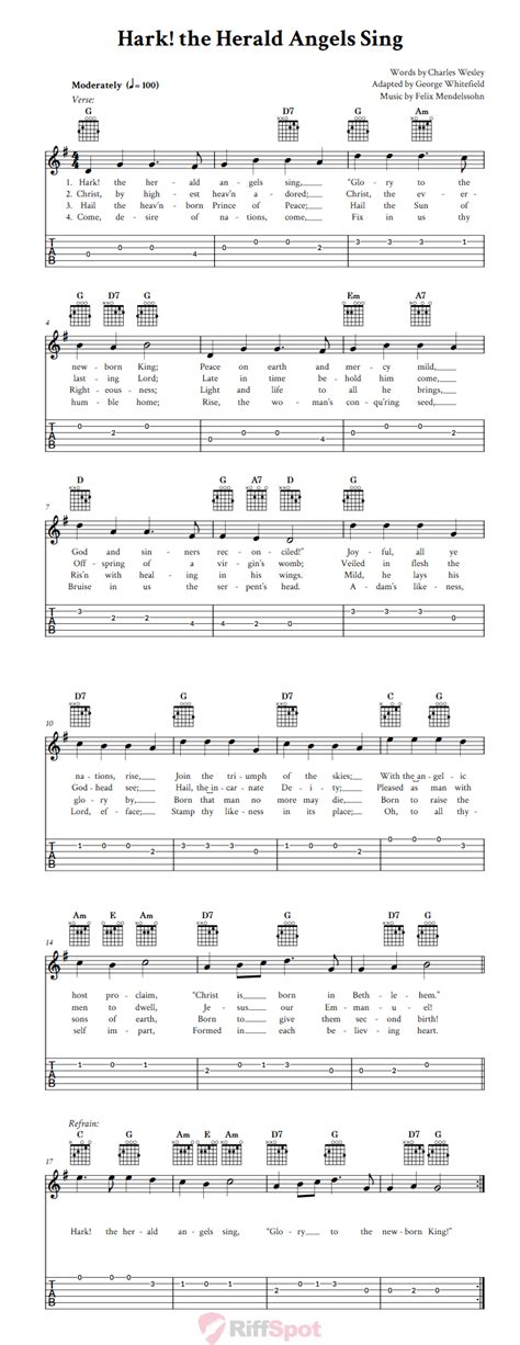 Chords of Herald Angels Sing