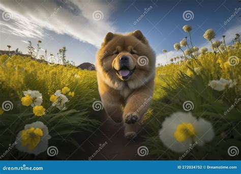 Chow Chow Puppy Running
