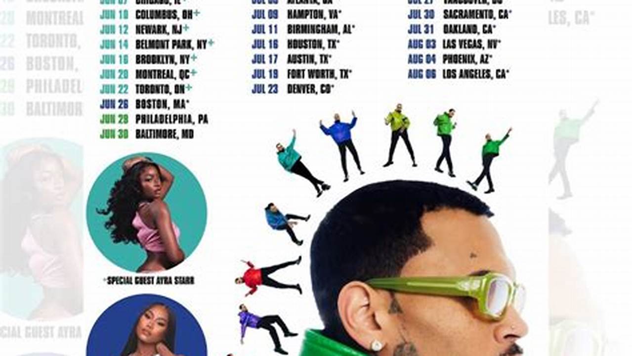 Chris Brown Concert Schedule 2024