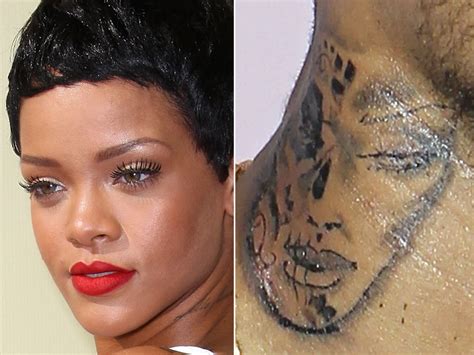Has Chris Brown tattooed Rihanna on his neck? FLAVOURMAG