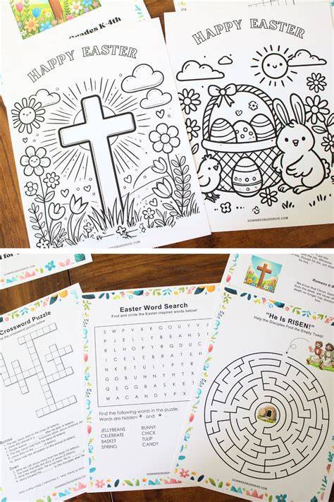 Christian Activities For Easter