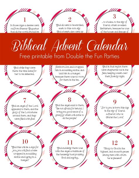 Christian Advent Calendar Ideas