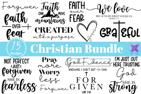 Download Christian Bundle, Faith Bundle Crafts