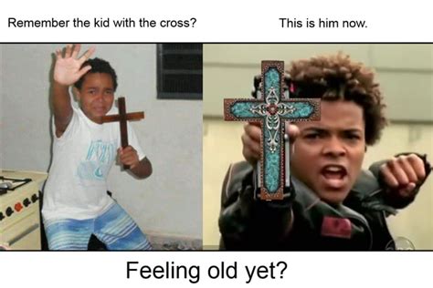 Christian Cross Kid Meme