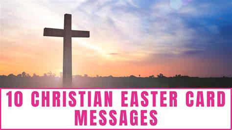Christian Easter Card Messages