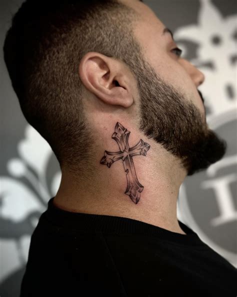 Christian Neck Tattoos