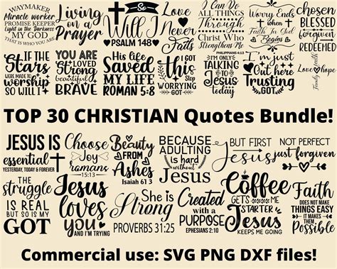 Download Christian Quotes Bundle DXF Files