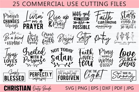 Download Christian Quotes Bundle For Crafts