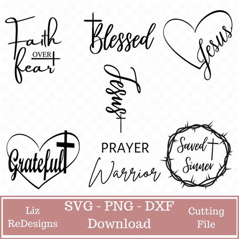 Download Christian Religious Jesus Bundle DXF Files