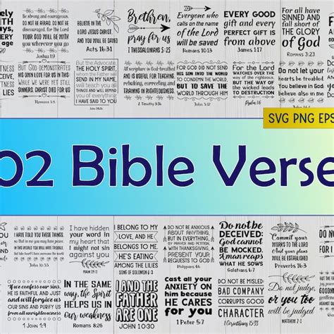 Download Christian Scripture - Bible Verse Commercial Use For Crafts