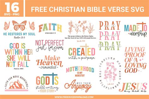 Download Christian Scripture - Bible Verse Files Free PSD Mockups