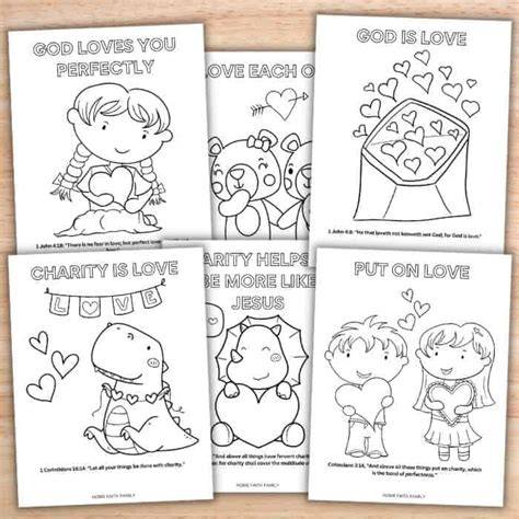 Christian Valentines Coloring Pages