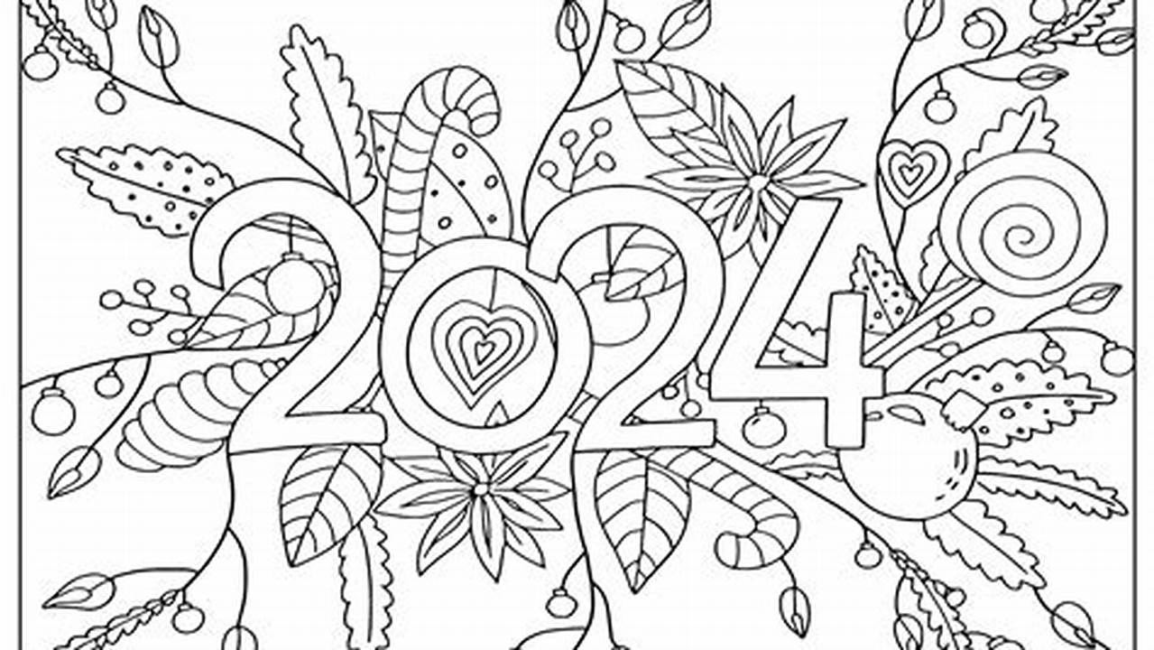 Christmas 2024 Coloring Pages
