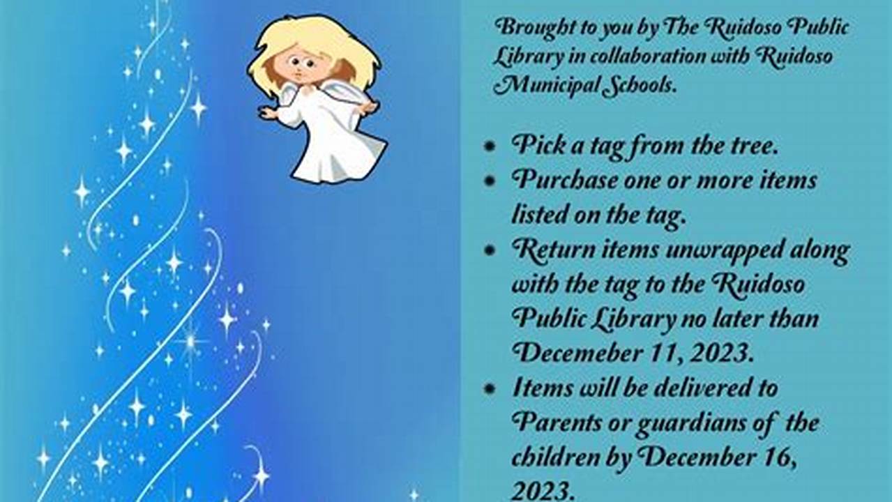 Christmas Angel Tree Program 2024 Pdf