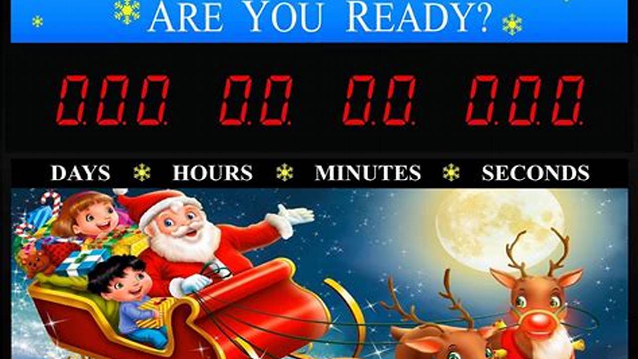 Christmas Countdown 2024 Clock Timer
