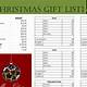Christmas Gift Excel Template