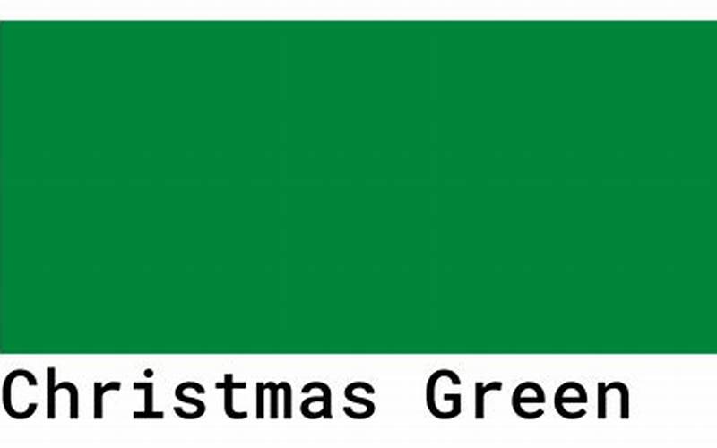 Christmas Green Hex Code