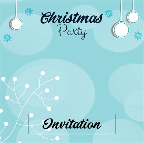 Word Christmas Party Invitation Template