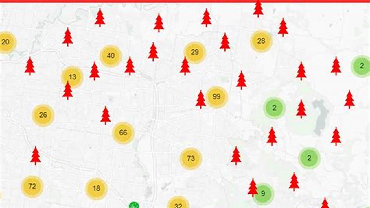 Christmas Lights Map 2025