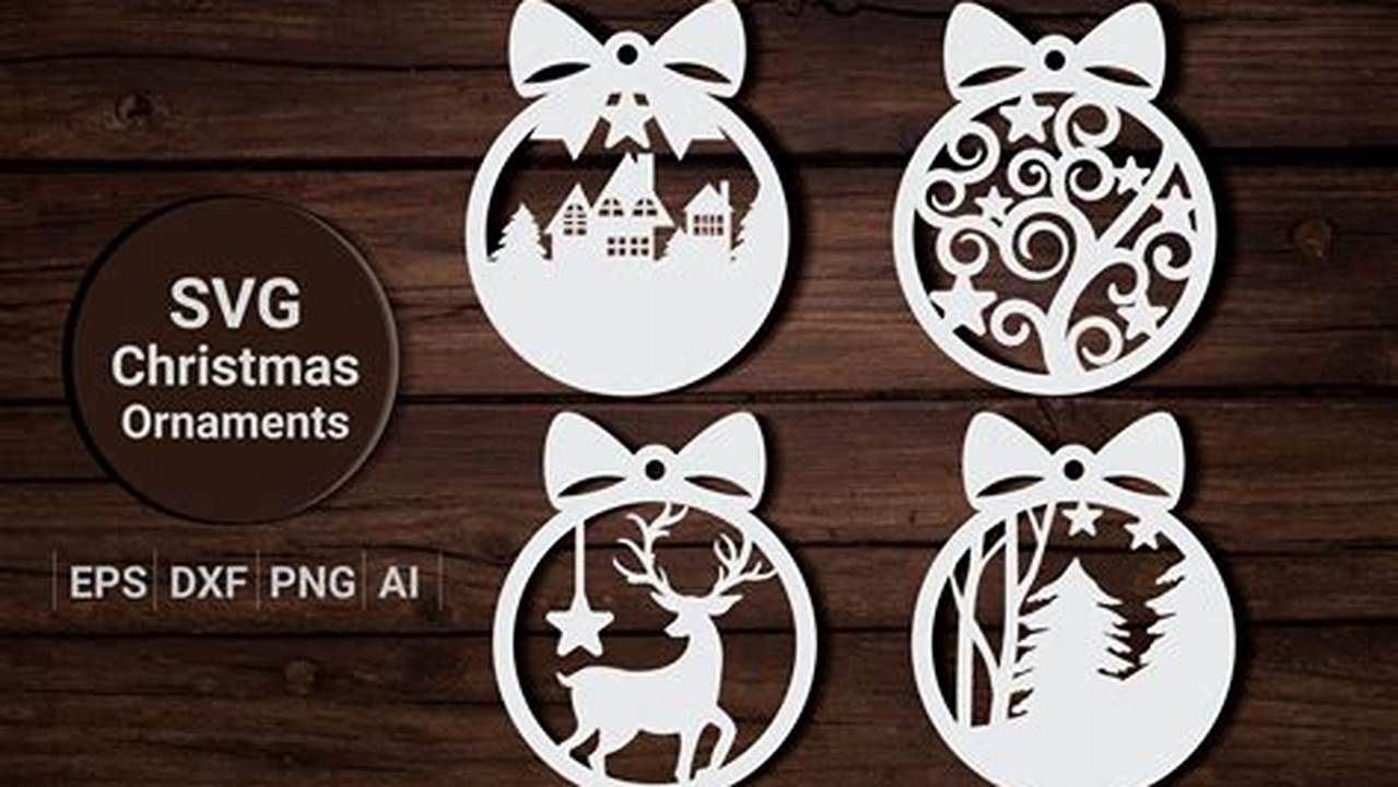 Christmas Ornaments, Free SVG Cut Files