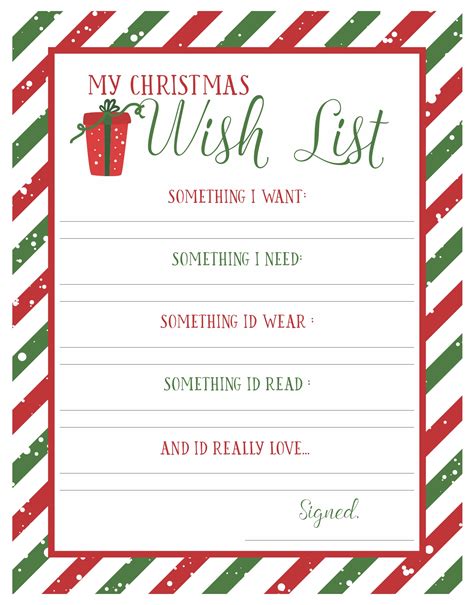 keep organized printable christmas gift list christmas! Pinterest