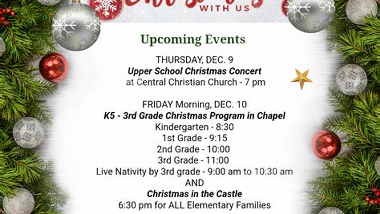 Christmas Programmes 2024