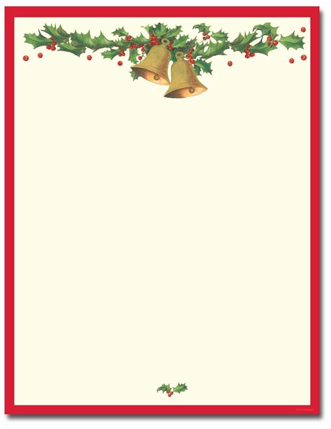 Christmas Stationery Templates Free Printable