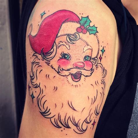 80 Christmas Tattoos For Men Xmas Holiday Design Ideas