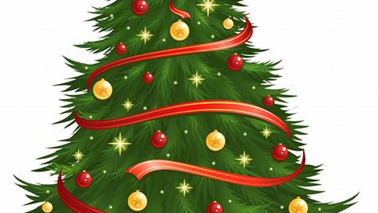 Christmas Tree Clipart Transparent Background