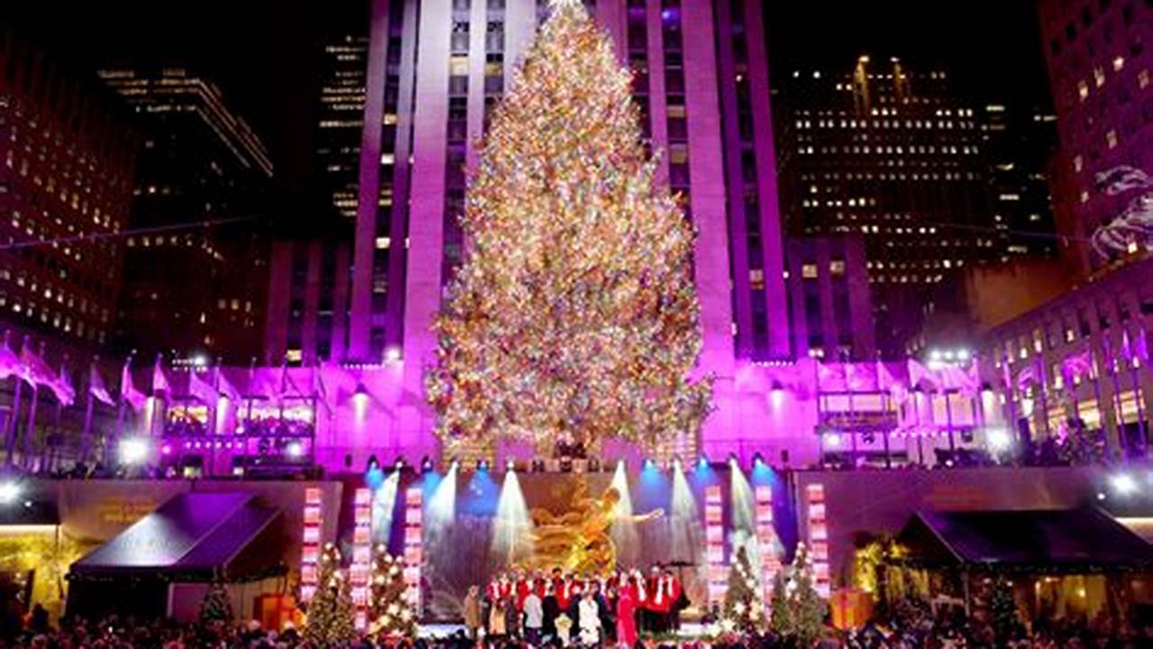 Christmas Tree Lighting New York 2024