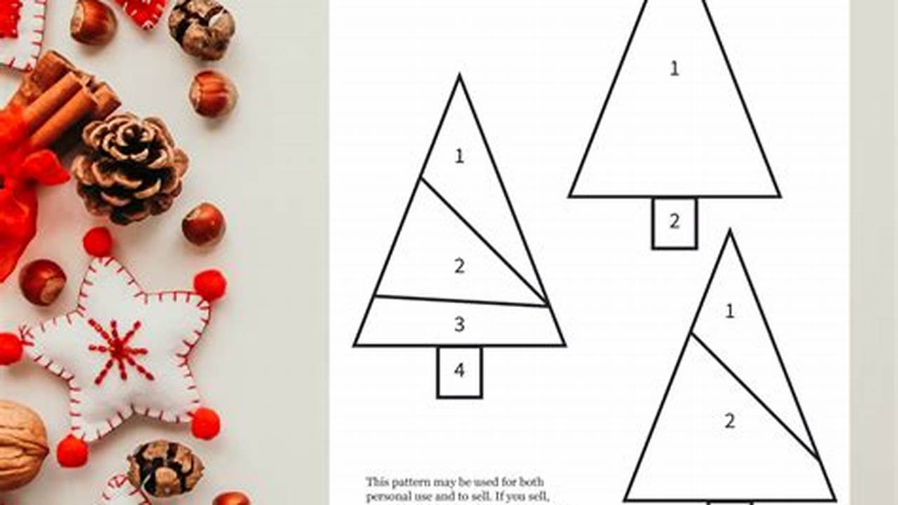 Christmas Tree Stained Glass Template