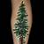 Christmas Tree Tattoo