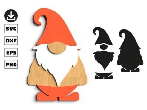 Download Christmas 3D Gnomes SVG Cut File