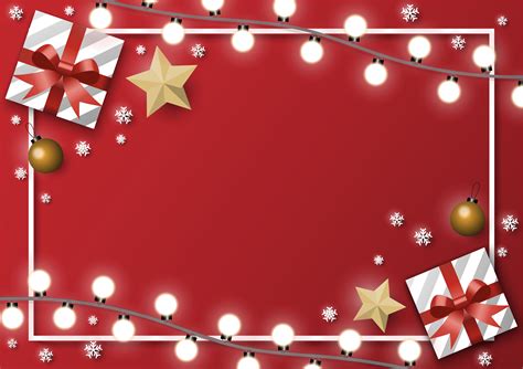 Christmas Background Rectangle