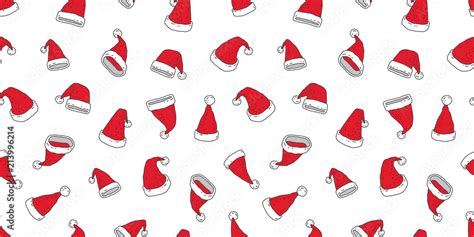 Christmas Background Santa Hat