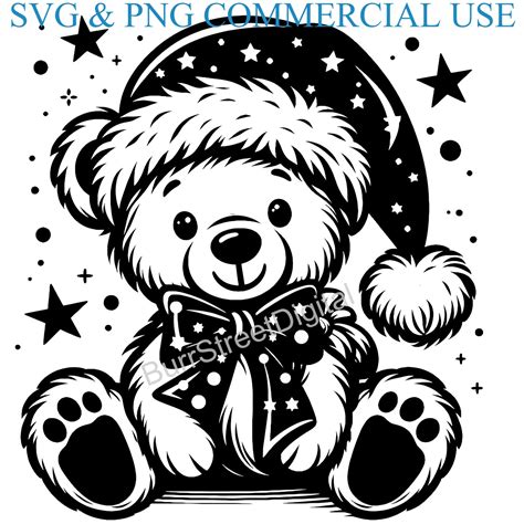 Deck the Halls with Jolly Joy: Celebrate Christmas with Adorable Christmas Bear SVG Designs