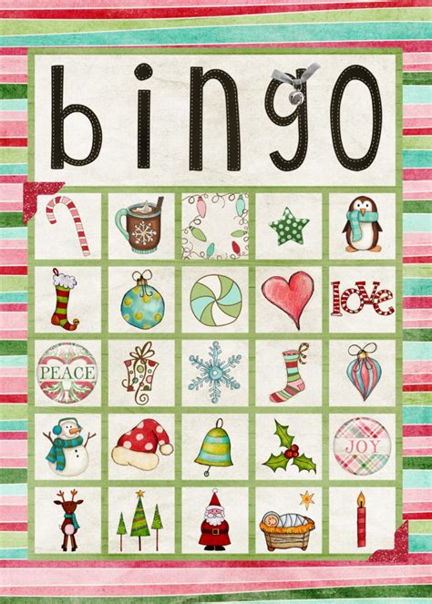 Christmas Bingo Printable For Large Groups