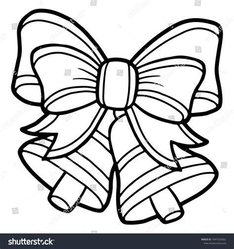 Christmas Bow Coloring Page