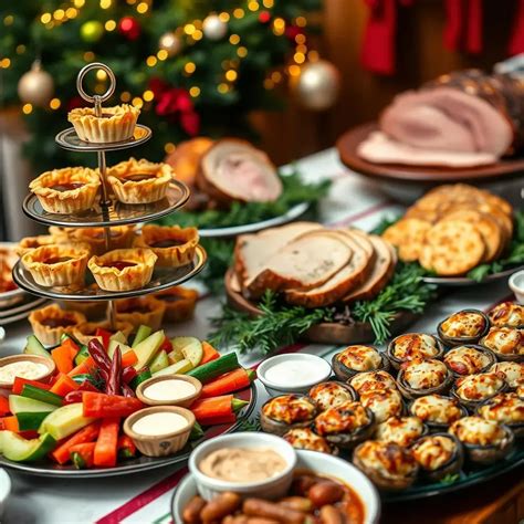 Christmas Buffet Food