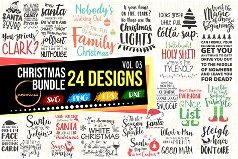 Download Christmas Bundle Vol 03 - Winter Quotes Commercial Use DXF Files