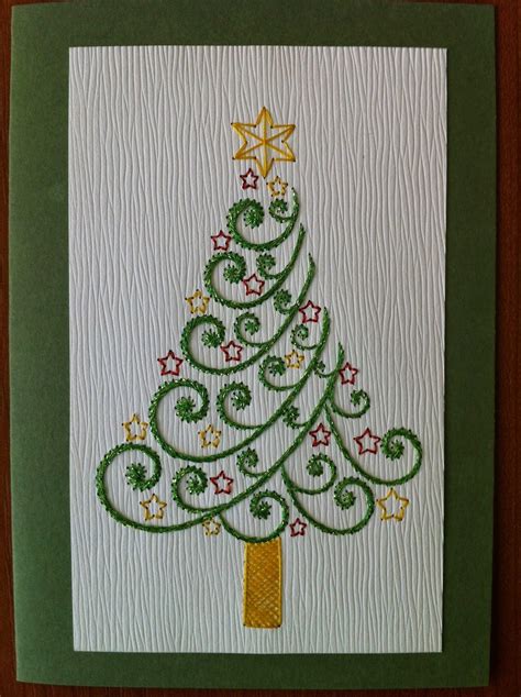 Christmas Card Embroidery Patterns