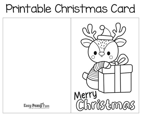 Christmas Card Kindergarten Printable With Kids Color Paper Coloring
Page