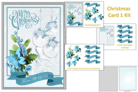 Download Christmas Card Making Kit Plus Clipart For Cricut