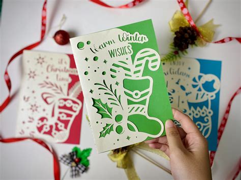 Deck the Halls with Festive Joy: Unwrap the Best Christmas Card SVG Files for Cricut Crafting!